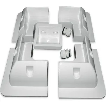 držák na solární panel Držák pro solární panely, 4 díly včetně průchodky