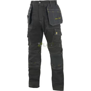 montérky Pracovní kalhoty Procera BUILDER černé 52/XL