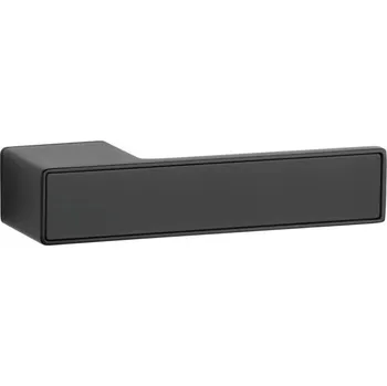 Dveřní kování ASG - HEDERA - RT bez spodní rozety, klika/klika BS - Černá matná