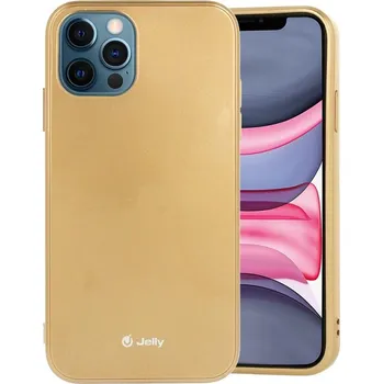 Náhradní kryt pro mobilní telefon Pouzdro Jelly Case Apple iPhone 14 PRO MAX silikon zlaté