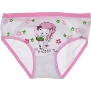 Dívčí kalhotky bílé 140/146