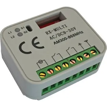 Dálkový ovladač vrat Rollkit Univerzální externí přijímač dvoukanálový