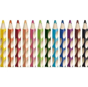 Kresba Školní pastelky prořezané trojhranné 12ks