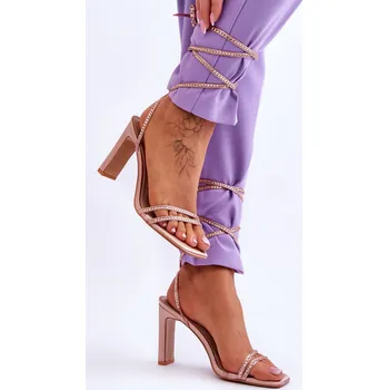 Dámské sandále Sandály na šněrování model 179622 Step in style 39