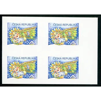 Poštovní známka Česká pošta (2022) Pof. 1184, 4-bl - Česká republika - VV 3 chybějící průsek