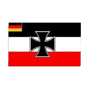 Vlajka A.B. Vlajka Německo s křížem ministerstvo Říšské obrany Výmarské republiky 90x150cm č.70