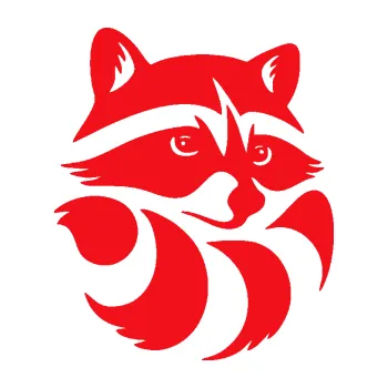 Samolepící dekorace SAMOLEPKA Mýval 001 pravá (10 - červená) NA AUTO, NÁLEPKA, FÓLIE, POLEP, TUNING, VLASTNÍ TEXT, TISK, AUTOSAMOLEPKY.cz, POLEPY, OBRÁZEK, LOGO, SAMOLEPKY