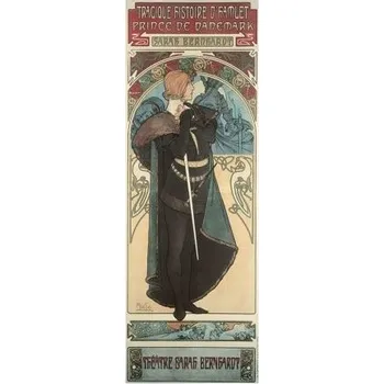 Kalendář Presco Group Pohled Alfons Mucha – Hamlet, krátký