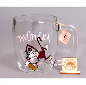 Sklenice Půllitr - Pivopička