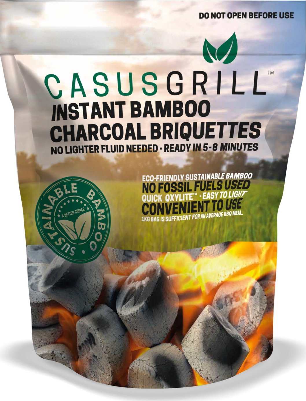 Casusgrill Instant Bamboo Charcoal Briquettes Kg Od K Zbozi Cz