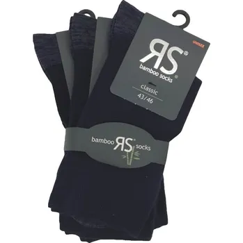 Pánské ponožky Klasické hladké bambusové ponožky se Sorbtekem RS
