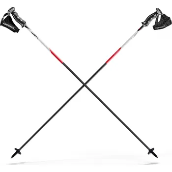 Sjezdová hůlka Hůlky Lusti Race černá/červená/bílá - 110cm