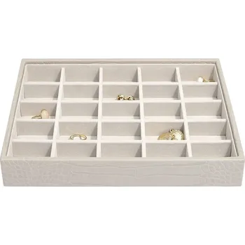 Šperkovnice Stackers, Krabička na šperky Stackers Croc s 25 přihrádkami classic putty - Formadore