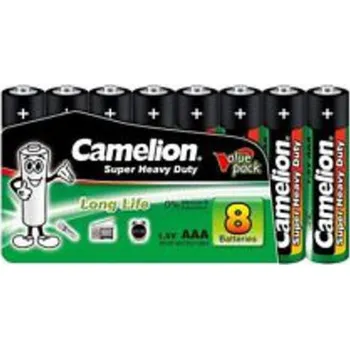 Elektronika Camelion 8ks baterie SUPER HD AAA/R03 blistr baterie zinková (cena za 8pack) 10108003