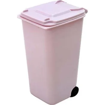 Organizér na tužky | organizér na psací stůl, styl popelnice - Růžový