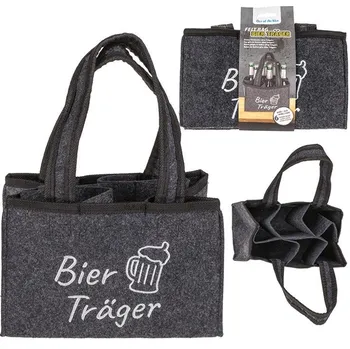 Nákupní taška Recenze Out of the blue Bier Träger 6 přihrádek šedá