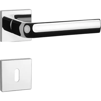 Dveřní kování AS - MELA - HR 7S rozety PZ, klika/klika OC - Chrom lesklý