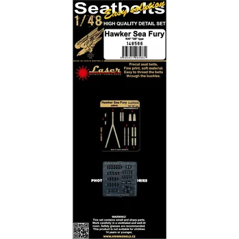 Plastikový model HGW 1/48 Seatbelts Hawker Sea Fury - RAF QS type