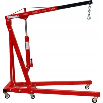 Motorový prostor CarMax Hydraulický dílenský jeřáb, zvedák motoru pojízdný 2T skládací