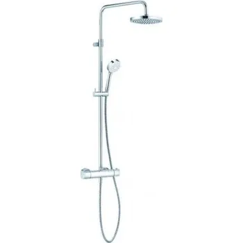 Sprchový set Kludi Logo Dual Shower System 6809505-00 (sprchový set s termostatickou baterií, chrom)