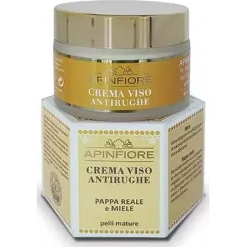 Pleťový krém Apinfiore Crema Viso Antirughe | Pleťový krém ANTI-AGE s medem a mateří kašičkou 50 ml