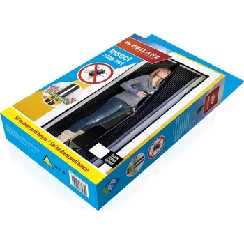 Síť proti hmyzu BRILANZ Síť na dveře proti hmyzu 100 x 210 cm černá