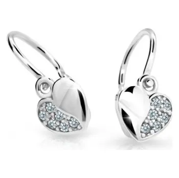 Náušnice CUTIE Dětské náušnice Srdíčka