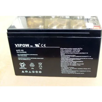 Záložní baterie Baterie gelová Vipow 12V/7,5 AH/20HR pro dětská vozítka