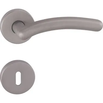 Dveřní kování TI - TARO - R 1977 klika/klika, bez spodní rozety NP - Nikl perla (142)
