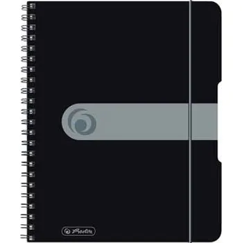 Blok Spirálový blok Herlitz easy orga A5 čtvereček - černá
