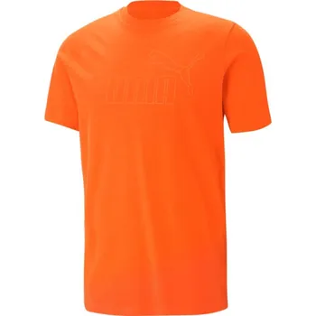Pánské tričko Pánské tričko s krátkým rukávem Puma ESS ELEVATED TEE oranžové 849883-23 - M | UK 7,5 | US 9,5