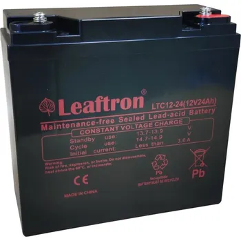 Autobaterie Leaftron Záložní akumulátor Leaftron LTC12-24 12V, 24Ah