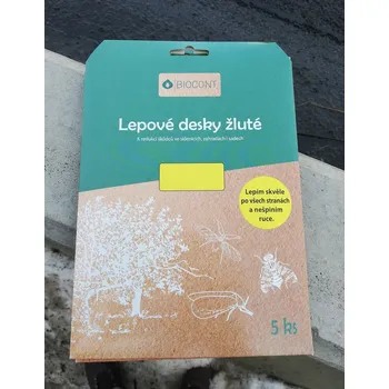 Pesticid AgroBio Opava Lepové desky žluté 21 x 14,8 cm (5 ks)