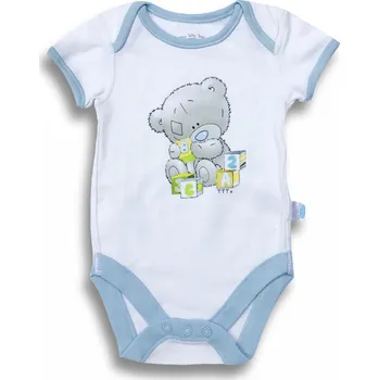 Kojenecké body bílomodré Medvídek Velikost: 72