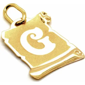 Přívěsek Písmenko G na pergamenu