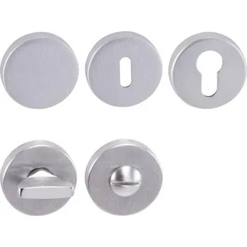 Dveřní kování TI - ROZETA - R rozety PZ OCS - Chrom broušený (96)