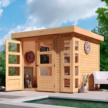 Zahradní domek Dřevěný domek KARIBU KERKO 3 Varianta: dřevěný domek KARIBU KERKO 3 (82926) natur LG2948