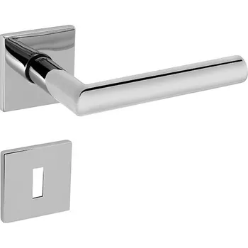 Dveřní kování TI - FAVORIT - HR 4002Q 5S bez spodní rozety, klika/klika OC - ​​Chrom lesklý (03)