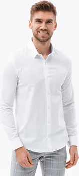 Pánská košile Ombre K642 bílá XL