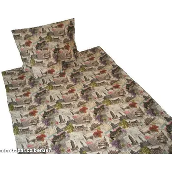 Povlečení POVLEČENÍ NA VELKOU POSTEL Paříž 1