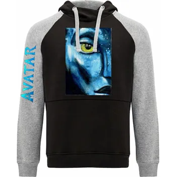 Dívčí tričko Mikina Badet Avatar Face Barva: Černá / melírová, Velikost: 146/152 - 11/12let