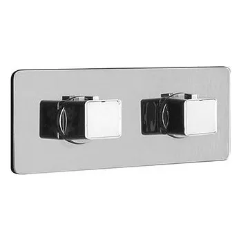 Vodovodní baterie SAPHO NOTOS podomítková sprchová termostatická baterie, 2 výstupy, chrom