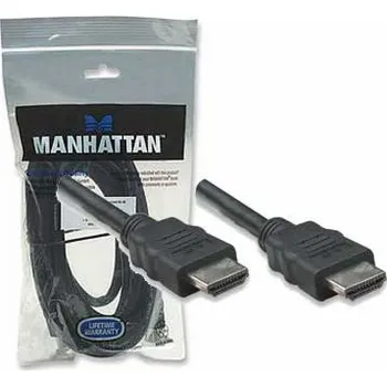 Video kabel Manhattan HDMI - HDMI kabel 7,5 m černý (353274)
