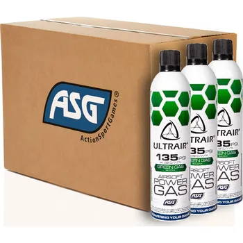 ASG ASG plyn ULTRAIR Green Power Gas se silikonem (135 PSI) - 570 ml (36 kusů)