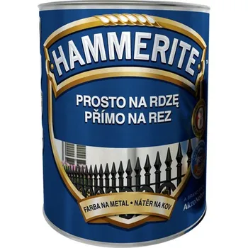 barva na kov Hammerite přímo na rez hladký 0,7 l