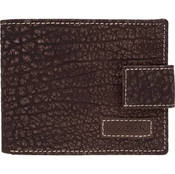 Peněženka Lagen pánská peněženka kožená V-97/W -hnědá - BRN