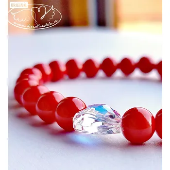 Náramek Náramek energetický - Červený korál Síla do života Obvod zápěstí: delší - do poznámky velikost KřídlAndělů