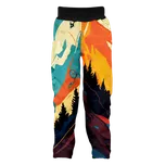 Dětské softshellové kalhoty Wamu s fleecem Mountain bike - světlé velikost 134-140