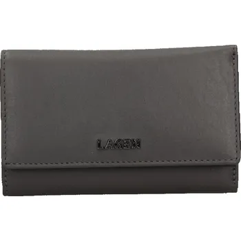 Peněženka Lagen dámská peněženka kožená BLC/5304/222 - šedá - DARK GREY + doprava zdarma