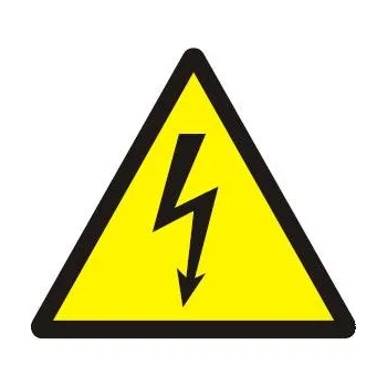 Symbol - elektrické zařízení (samolepka 105x105 mm)